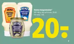 Coop 365 Heinz mayonnaise tilbud