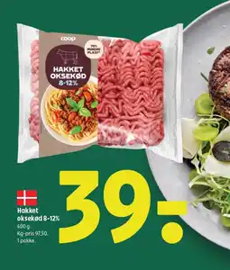Coop 365 Hakket oksekød 8-12% tilbud