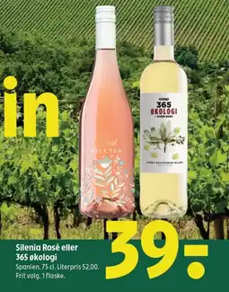 Coop 365 Silenia Rosé eller 365 økologi tilbud