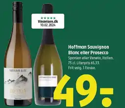 Coop 365 Hoffman Sauvignon Blanc eller Prosecco tilbud
