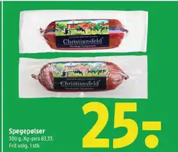 Coop 365 Spegepølser tilbud