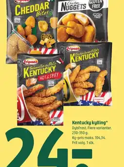Coop 365 Kentucky kylling tilbud