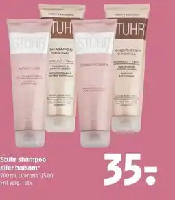 Coop 365 Stuhr shampoo eller balsam tilbud