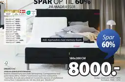 JYSK DREAMZONE® JOSELVA GE40 ELEVATIONSSENG tilbud