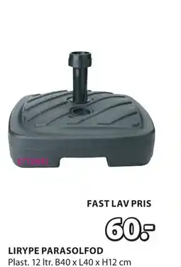 JYSK LIRYPE PARASOLFOD tilbud