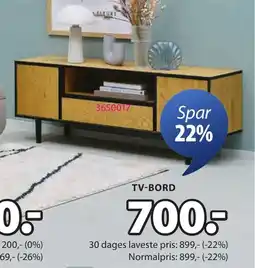 JYSK TV-BORD tilbud