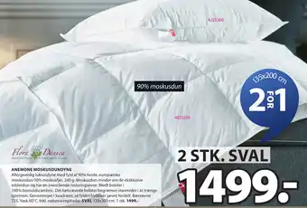 JYSK ANEMONE MOSKUSDUNDYNE tilbud