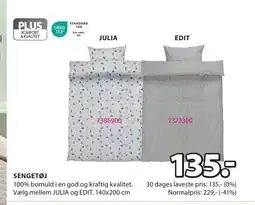 JYSK SENGETØJ tilbud