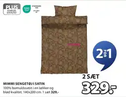 JYSK MIMMI SENGETØJI SATIN tilbud