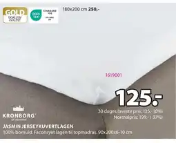 JYSK JASMIN JERSEYKUVERTLAGEN tilbud