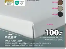 JYSK VANJA FLADT LAGEN tilbud