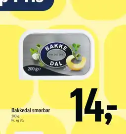 Føtex Bakkedal smørbar tilbud