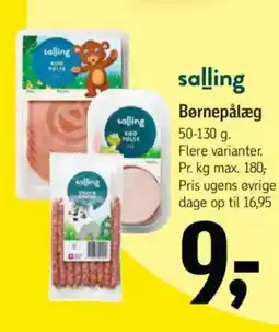 Føtex salling Børnepålæg tilbud