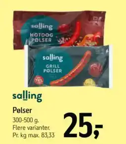 Føtex Salling pølser tilbud