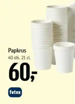 Føtex Papkrus tilbud