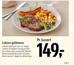 Føtex Luksus grillmenu tilbud