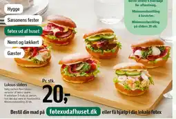 Føtex Luksus sliders tilbud