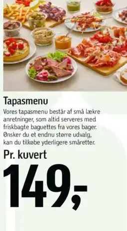 Føtex Tapasmenu tilbud