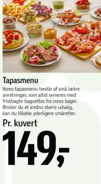 Føtex Tapasmenu tilbud