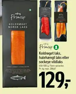 Føtex Koldrøget laks, halehængt laks eller tilbud