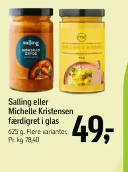 Føtex Salling eller Michelle Kristensen færdigret i glas tilbud