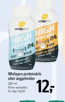 Føtex Whitepro proteindrik eller æggehvider tilbud