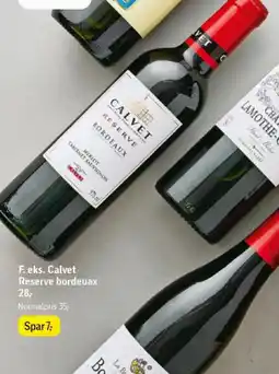 Føtex F.eks. Calvet Reserve bordeuax tilbud