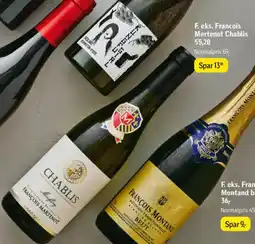 Føtex F.eks. Francois Mertenot Chablis tilbud
