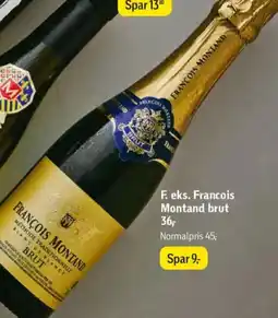 Føtex F.eks. Francois Montand brut 36, tilbud