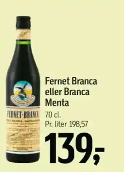 Føtex Fernet Branca eller Branca Menta tilbud