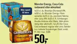 Føtex Monster Energy, Coca-Cola sodavand eller ølmarked tilbud