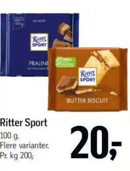 Føtex Ritter Sport tilbud