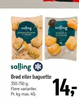 Føtex Brød eller baguette tilbud