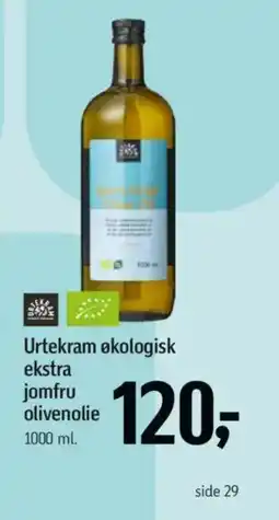 Føtex Urtekram økologisk ekstra jomfru olivenolie tilbud