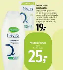 Føtex Neutral eller hårpleje tilbud