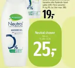 Føtex Neutral shower tilbud