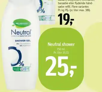 Føtex Neutral shower tilbud
