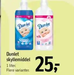 Føtex Dunlet skyllemiddel tilbud