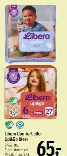 Føtex Libero Comfort eller Up&Go bleer tilbud