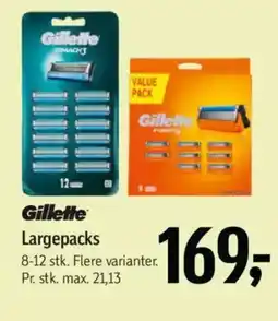 Føtex Gillette Largepacks tilbud