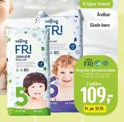 Føtex Regulær eller pants bleer tilbud
