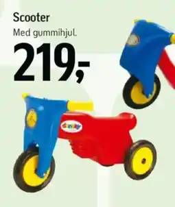Føtex Scooter Med gummihjul. tilbud