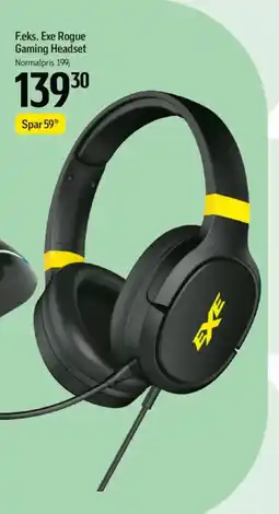Føtex F.eks. Exe Rogue Gaming Headset tilbud