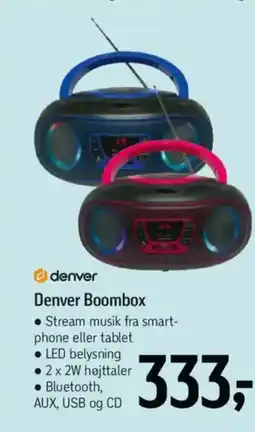 Føtex Denver denver boombox tilbud