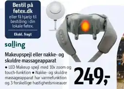 Føtex Makeupspejl eller nakke- og skuldre massageapparat tilbud