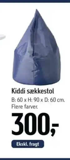 Føtex Kiddi sækkestol tilbud