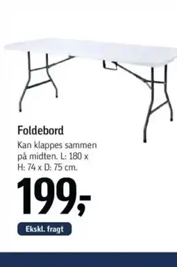 Føtex Foldebord tilbud