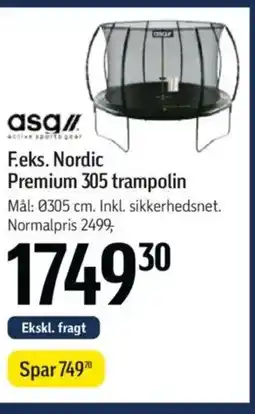 Føtex F.eks. Nordic Premium 305 trampolin tilbud