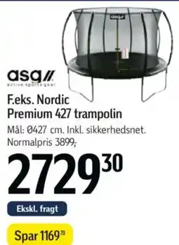 Føtex F.eks. Nordic Premium 427 trampolin tilbud