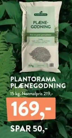 Plantorama PLANTORAMA PLÆNEGØDNING tilbud